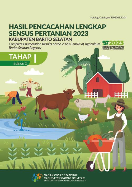 Hasil Pencacahan Lengkap Sensus Pertanian 2023 - Tahap I Kabupaten Barito Selatan 